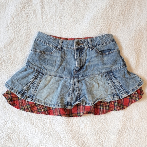 Japanese Gingham Plaid Jean 2pc Set - Picture 3 of 6